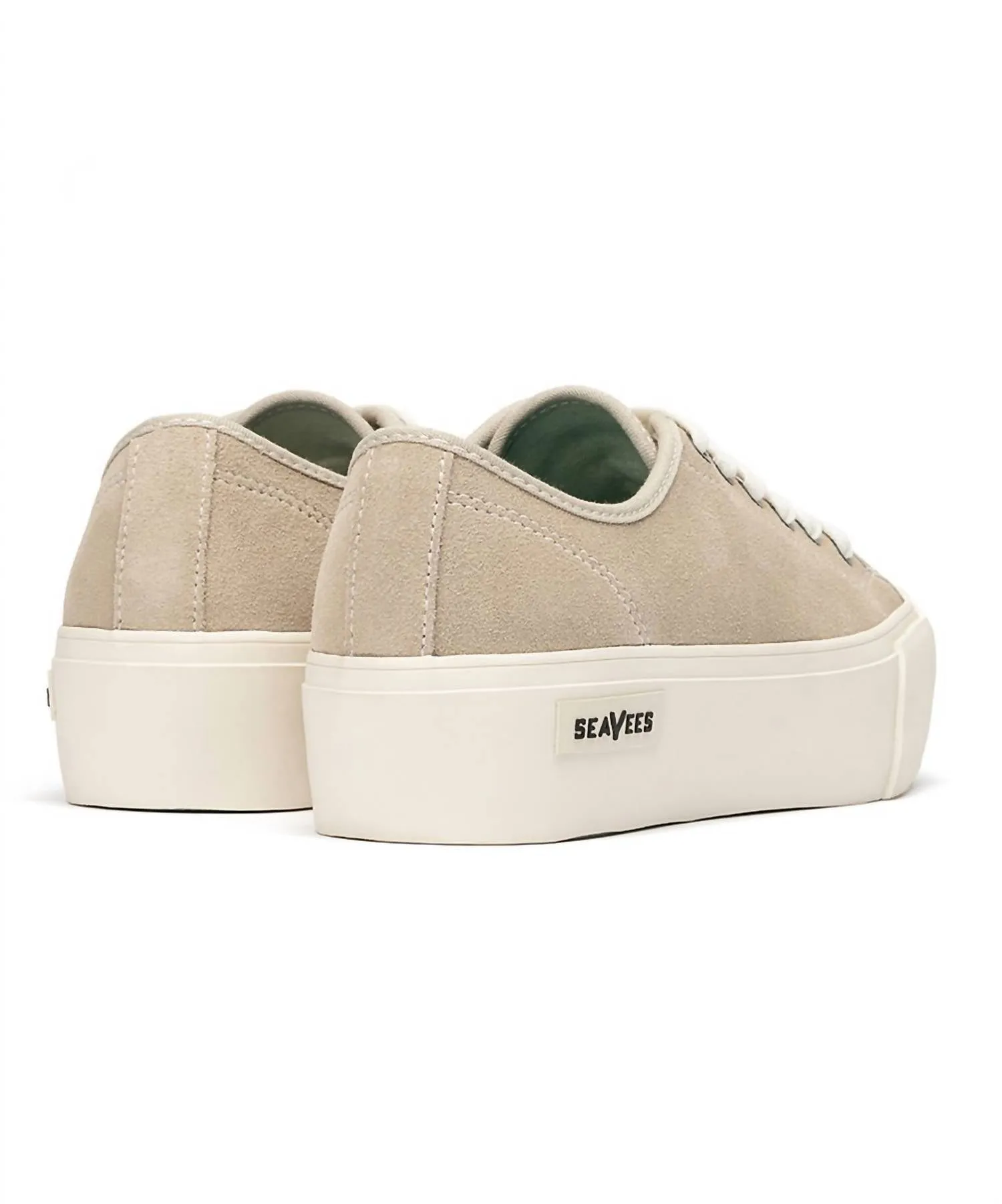Women's Monterey Platform Sneaker In Cobblestone Suede