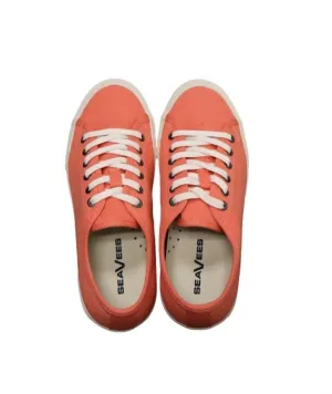 Women's Monterey Sneaker Standard In Coral Cotton Canvas