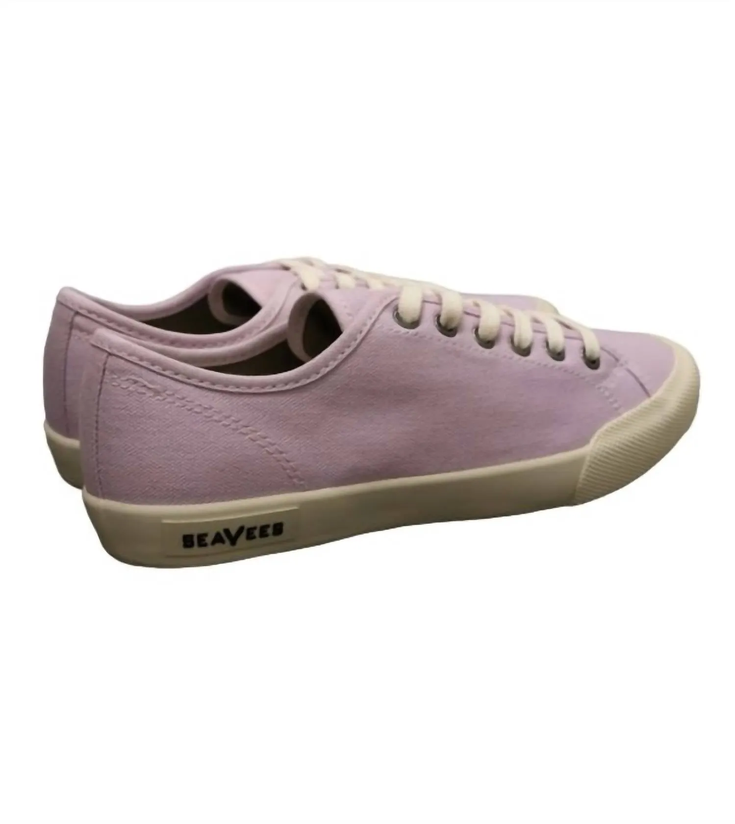 Women's Monterey Sneaker Standard In Lilac Cotton Canvas