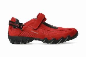 Women's Niro Rugged Mary Jane Shoes In Chili Pepper Red