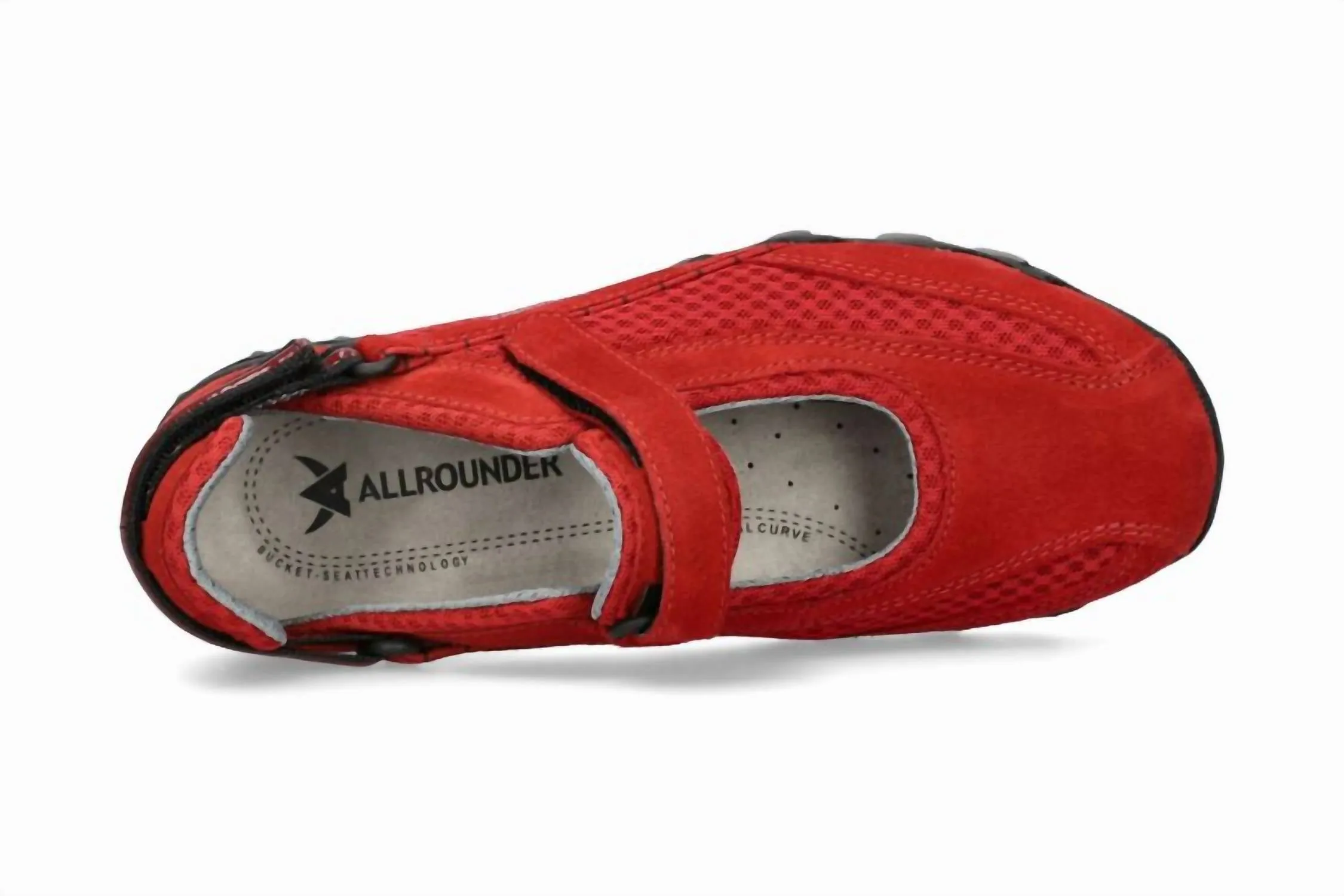 Women's Niro Rugged Mary Jane Shoes In Chili Pepper Red