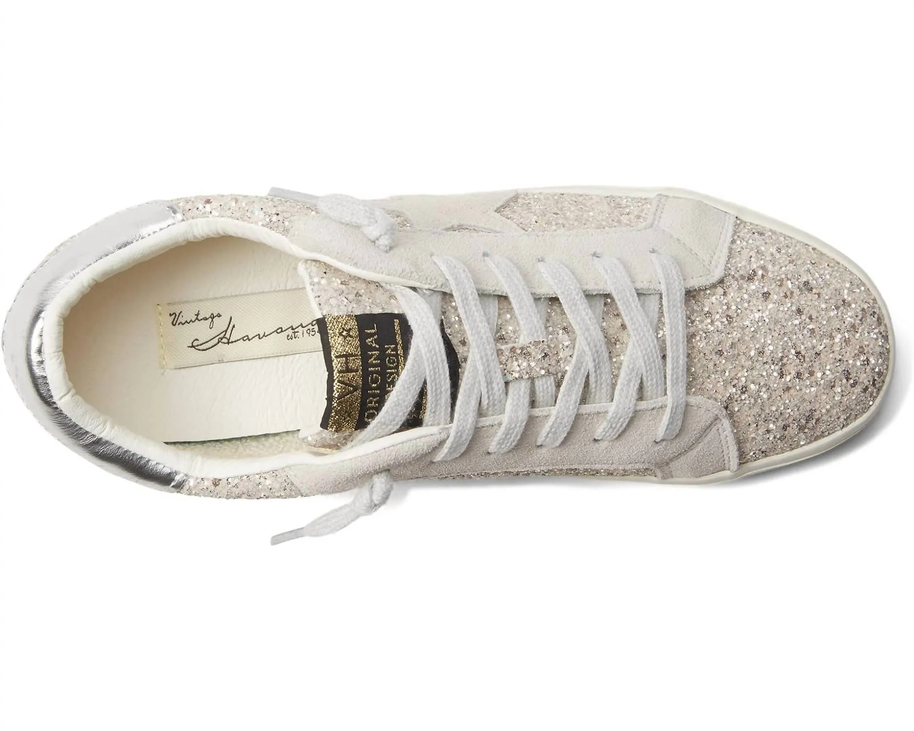 Women's Palmer Glitter Sneakers In Silver