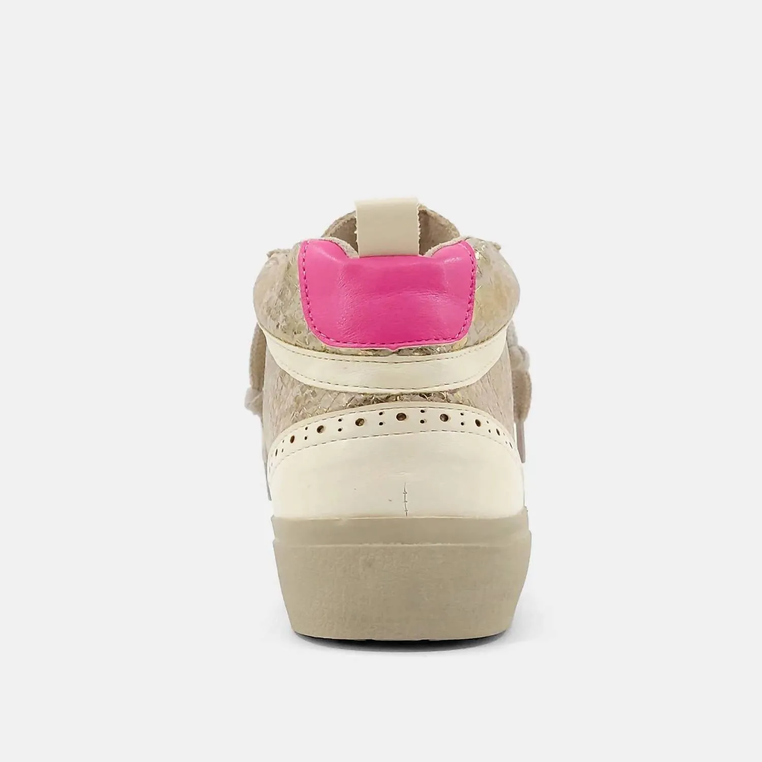 Women's Paulina Sneaker In Gold Snake