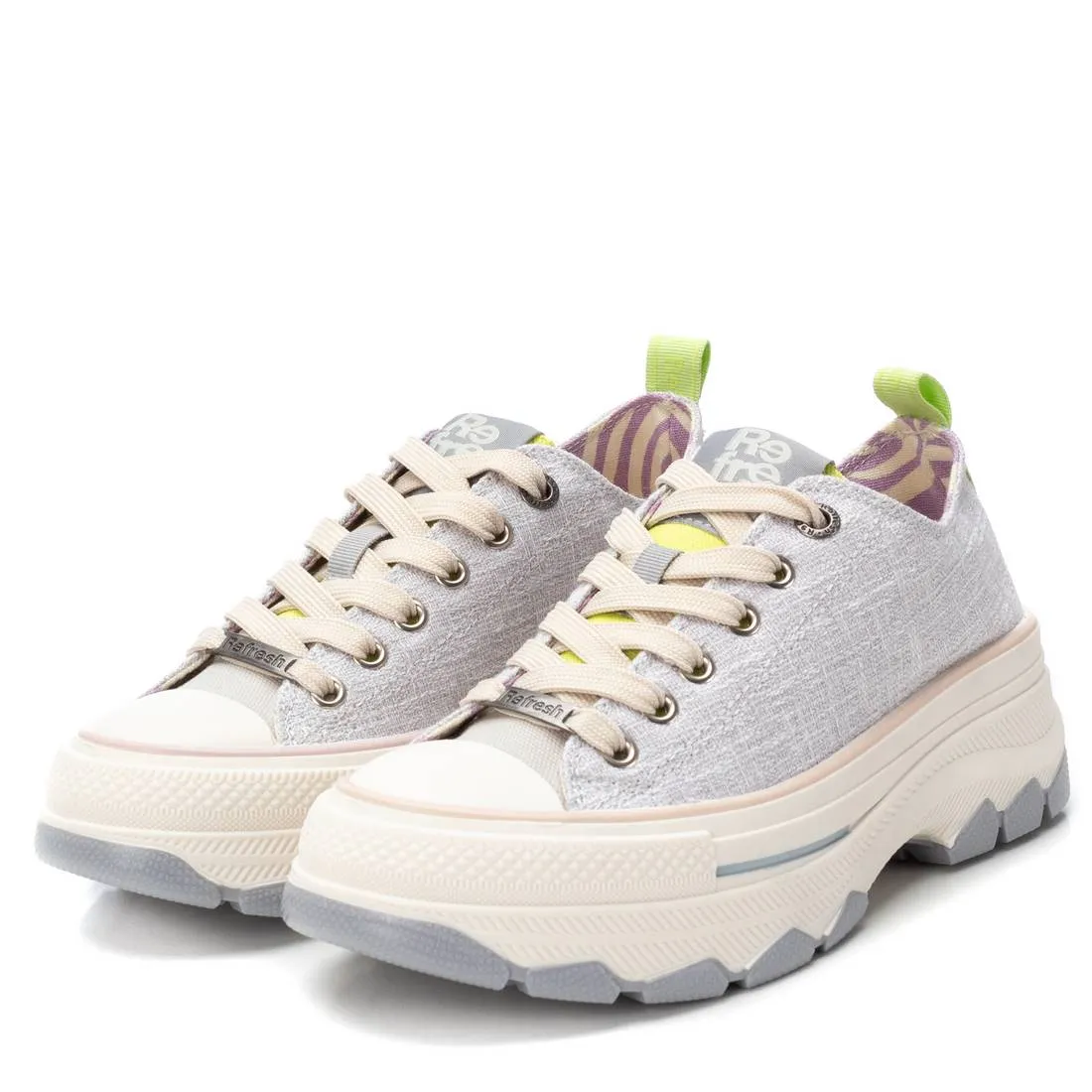 Women's Platform Canvas Sneakers Refresh By Xti