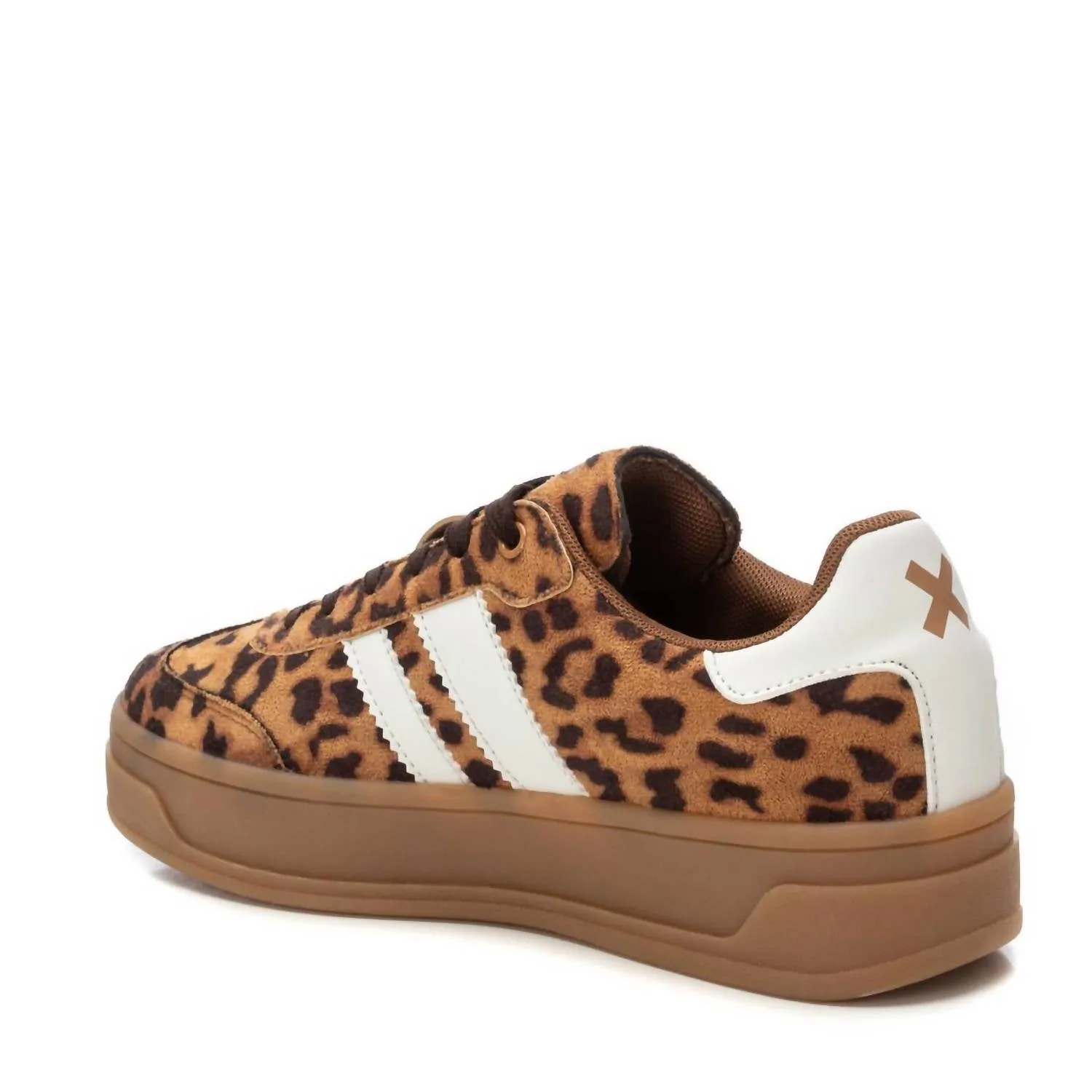 Women's Platform Trainer Sneakers In Leopard