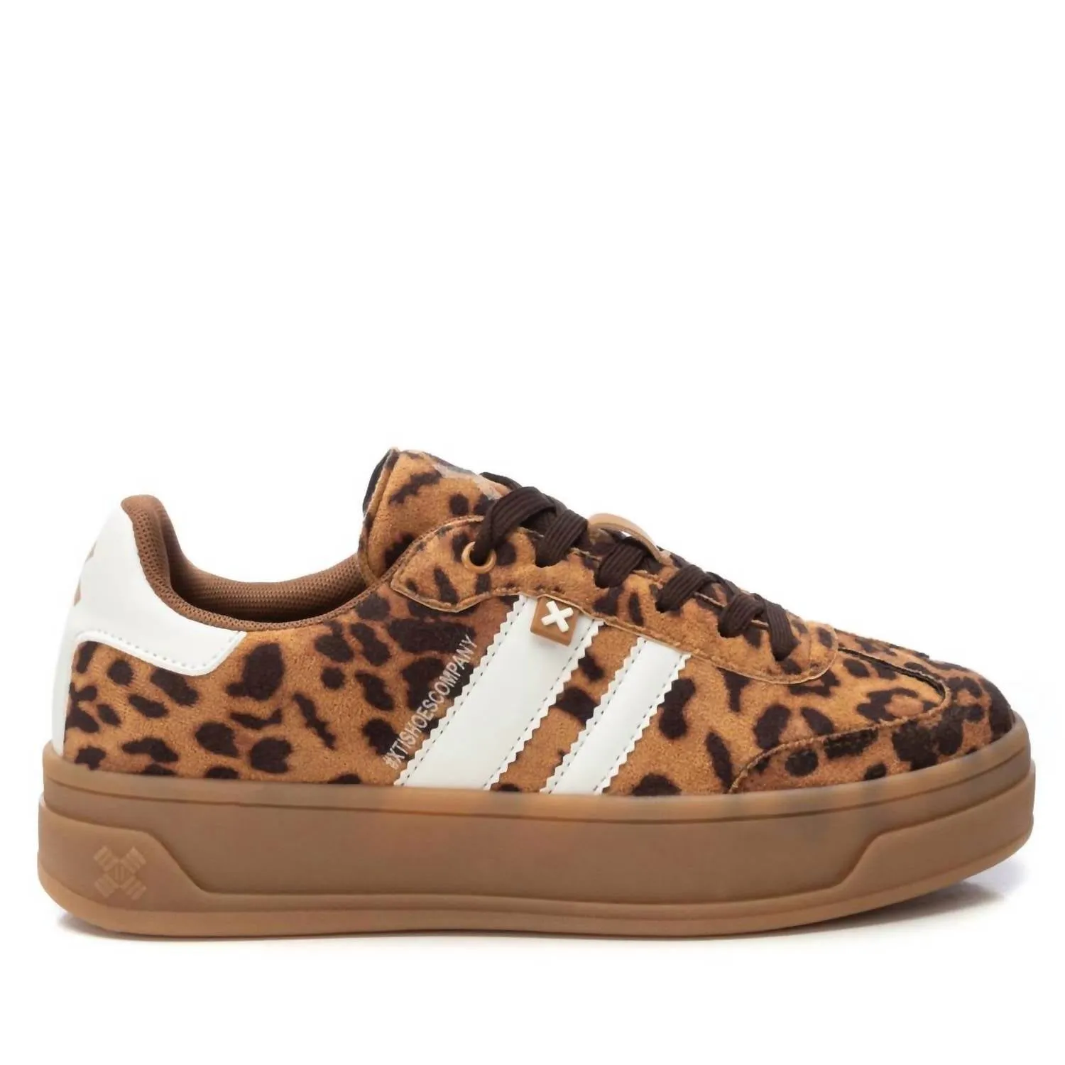 Women's Platform Trainer Sneakers In Leopard