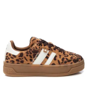 Women's Platform Trainer Sneakers In Leopard