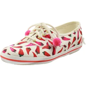Womens Printed Canvas Casual And Fashion Sneakers