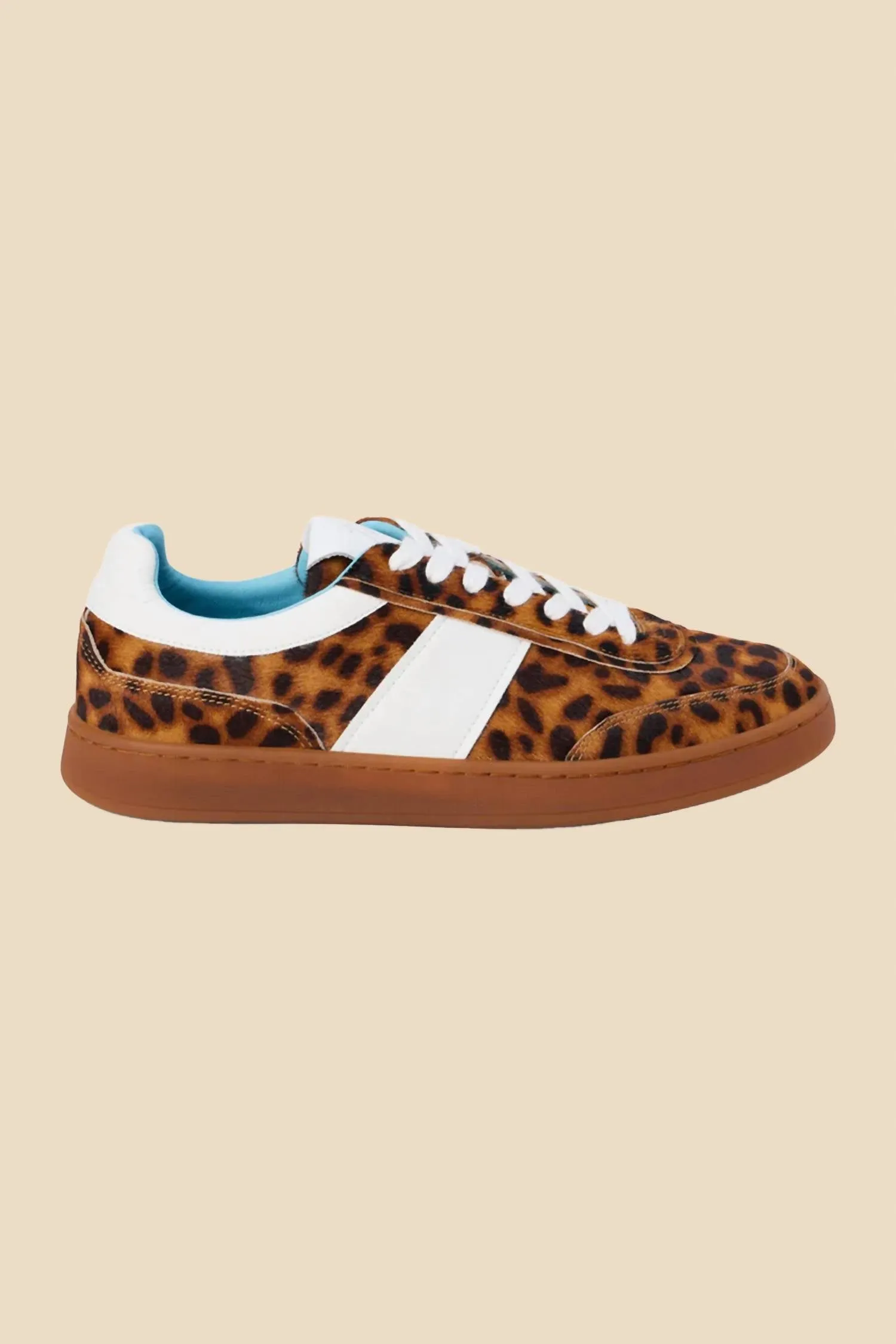 Women's Quincy Sneaker Leopard In Brown