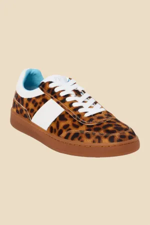 Women's Quincy Sneaker Leopard In Brown