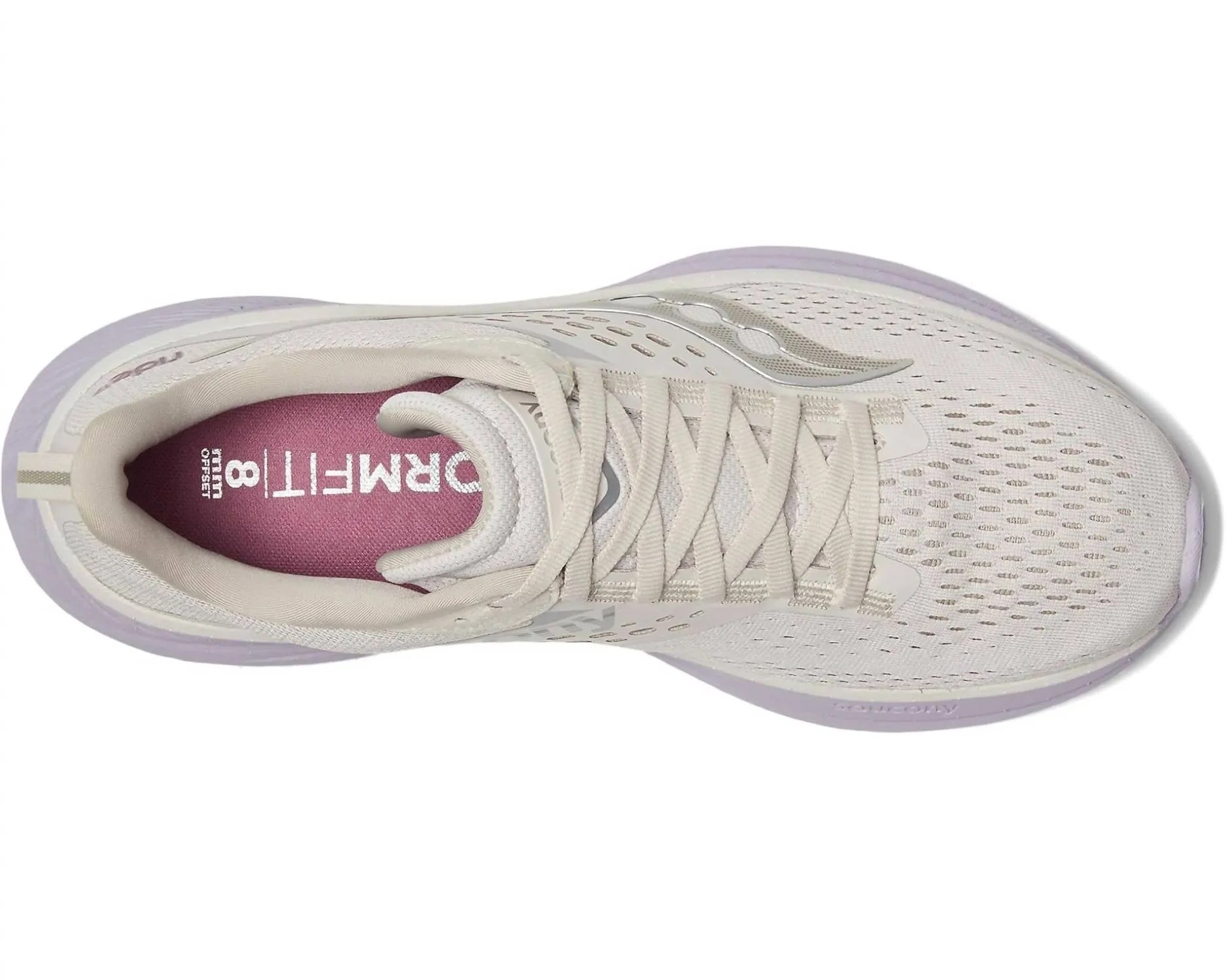 Women's Ride 17 Running Shoes In Moon/viola