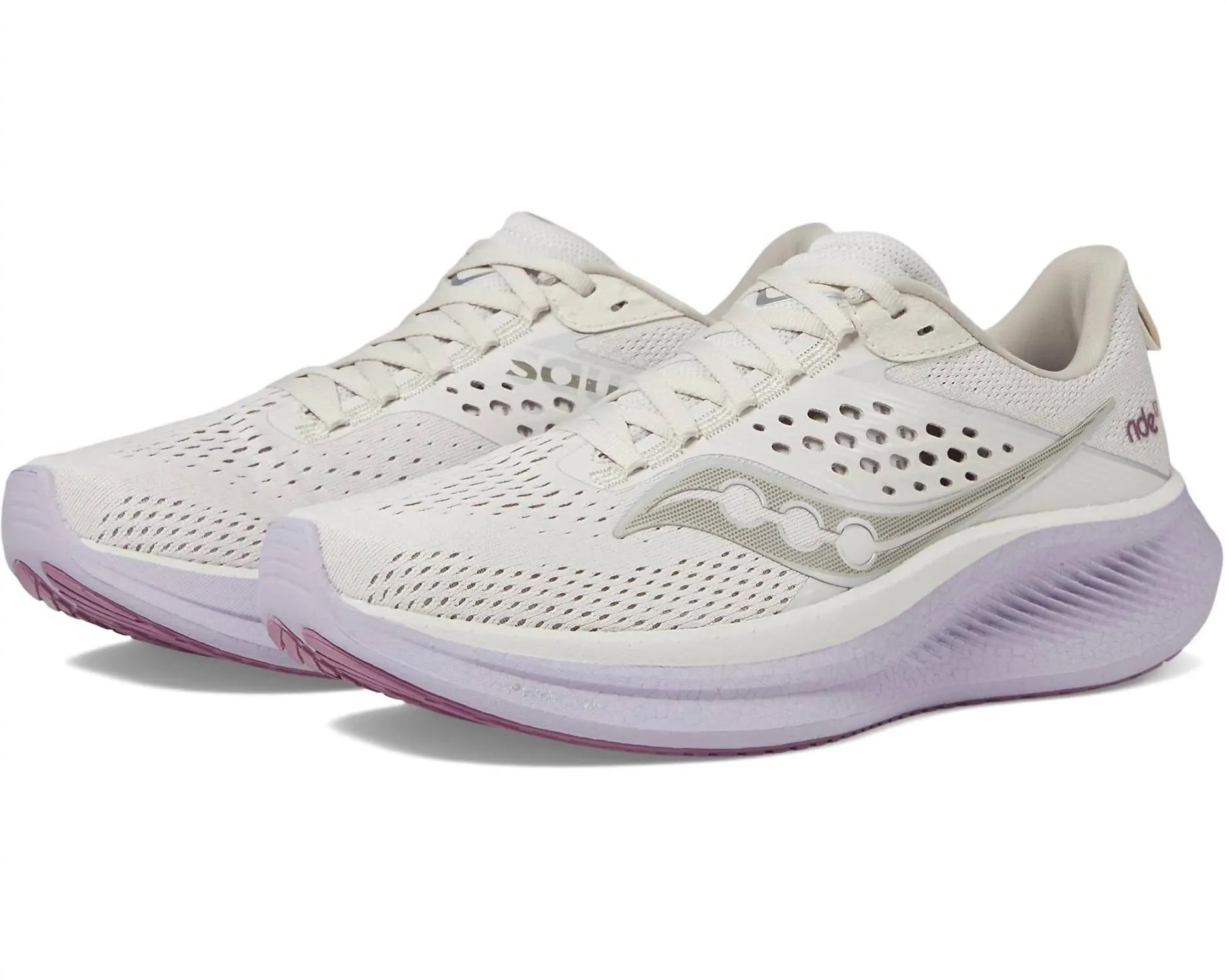 Women's Ride 17 Running Shoes In Moon/viola