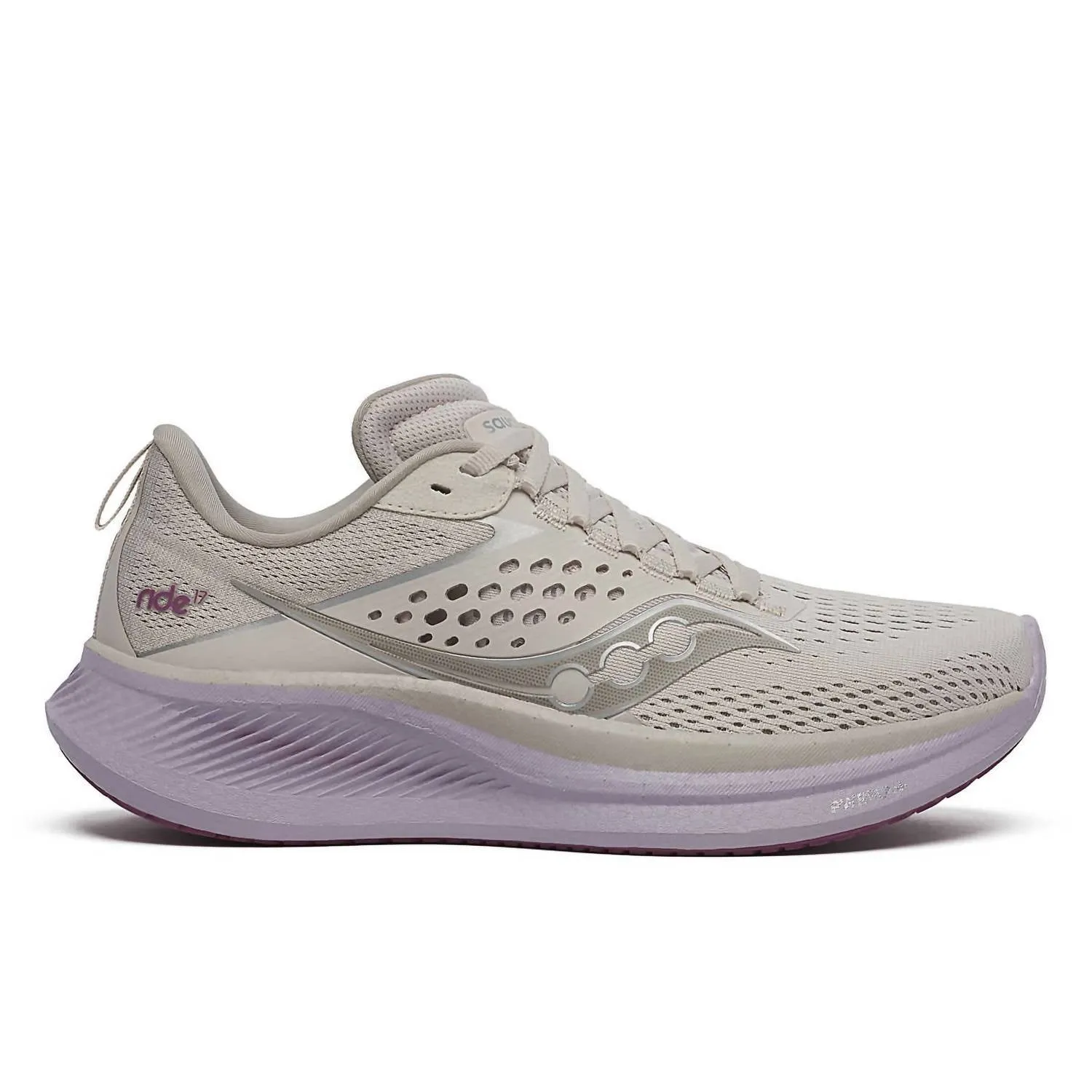 Women's Ride 17 Sneaker In Moon/viola