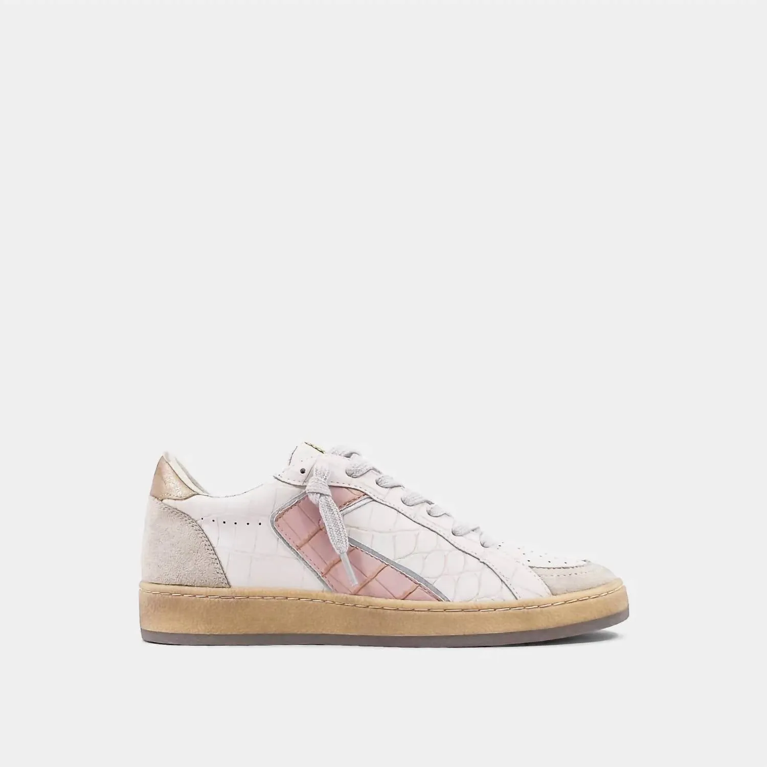 Women's Salma Sneaker In Mauve Croco