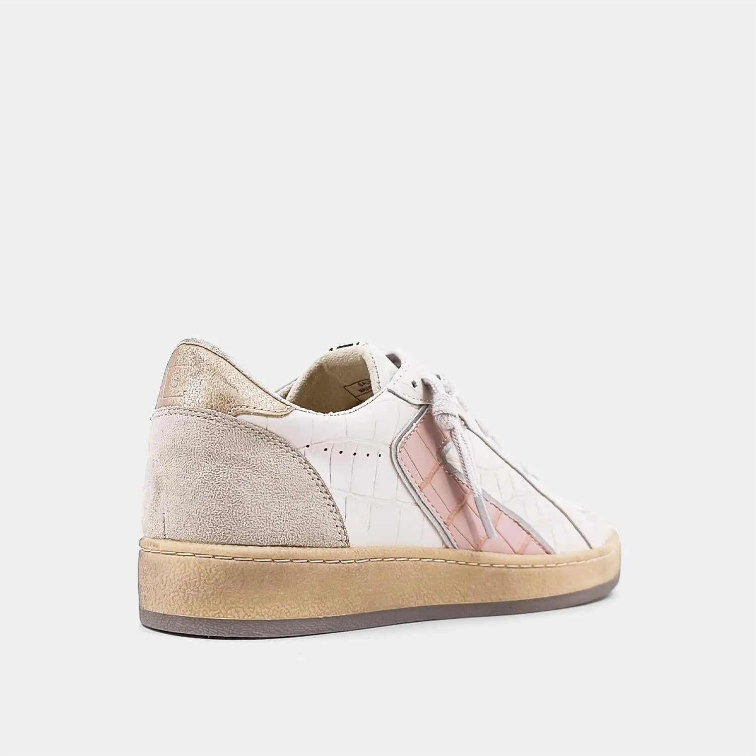 Women's Salma Sneaker In Mauve Croco