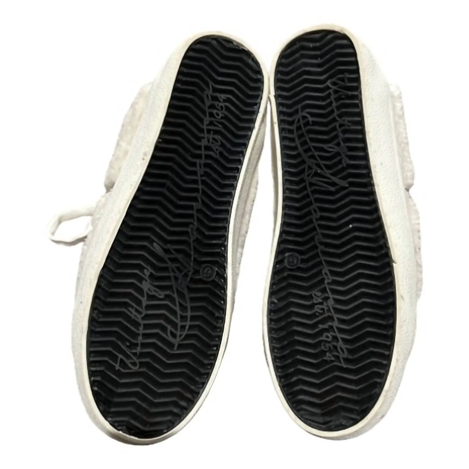 Women's Sherpa Side Sneaker In White/blush