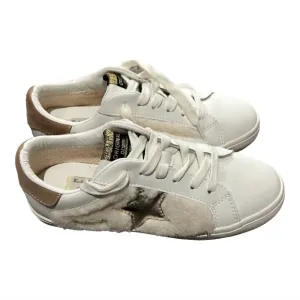Women's Sherpa Side Sneaker In White/blush