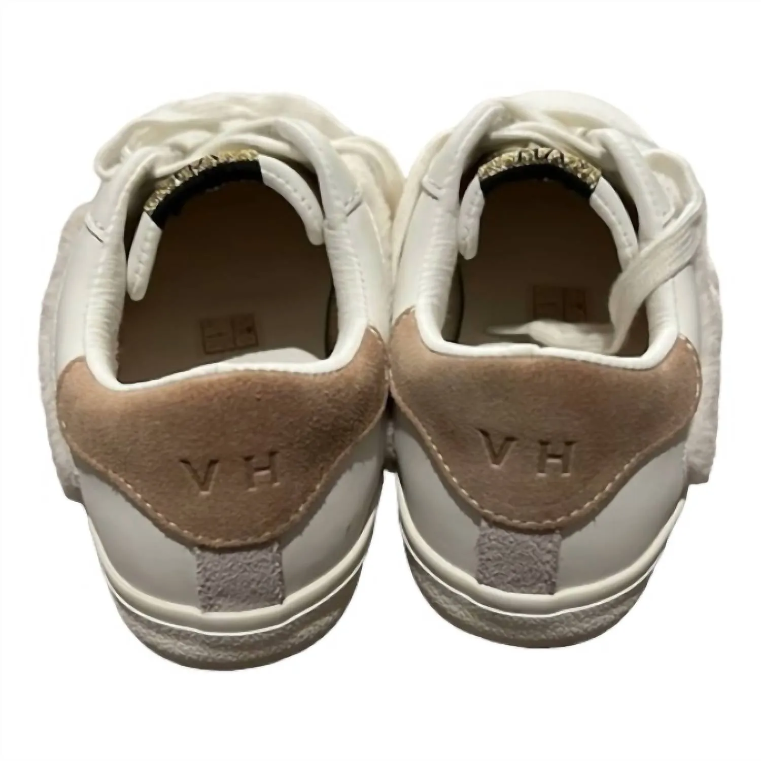 Women's Sherpa Side Sneaker In White/blush