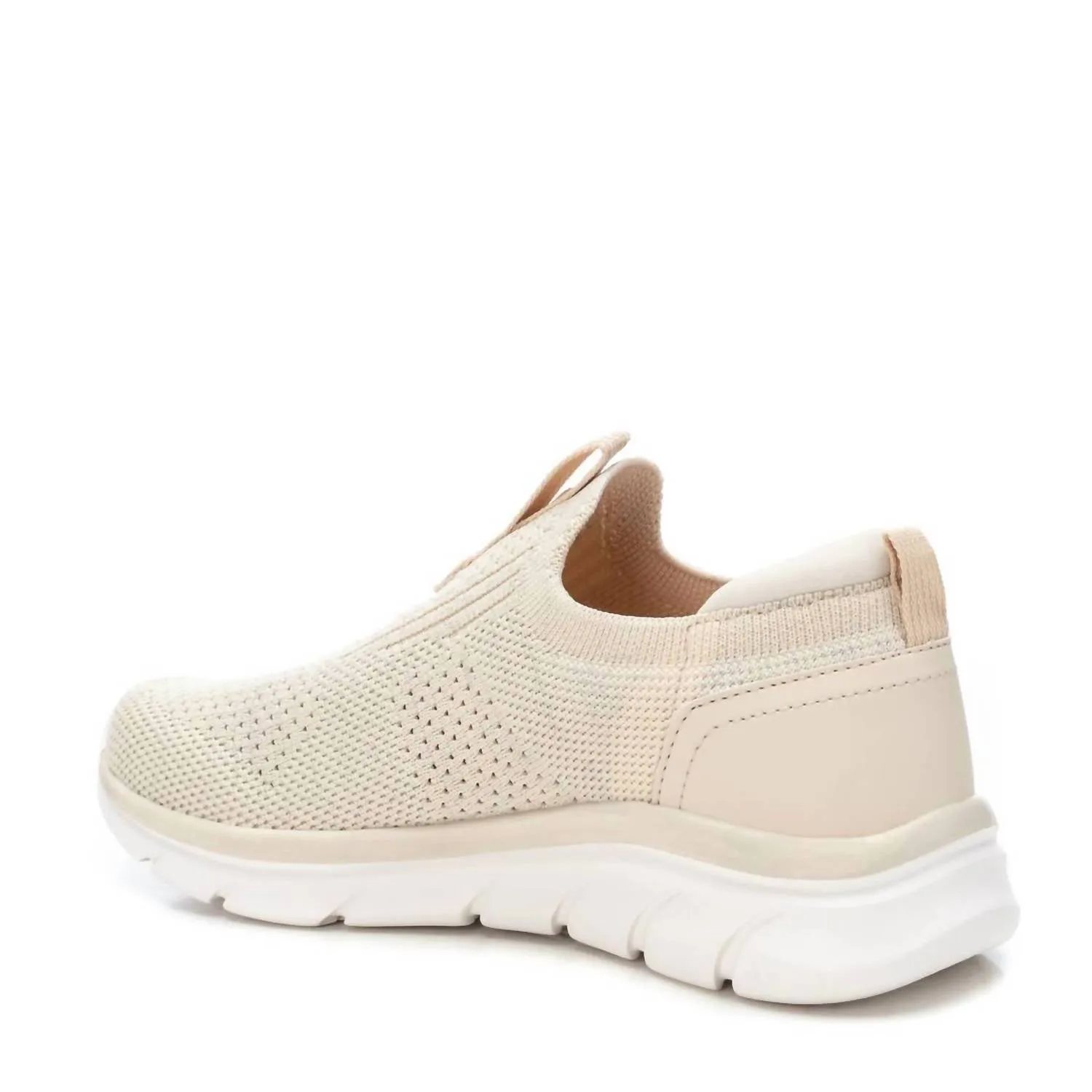 Women's Slip On Casual Sneakers In Beige