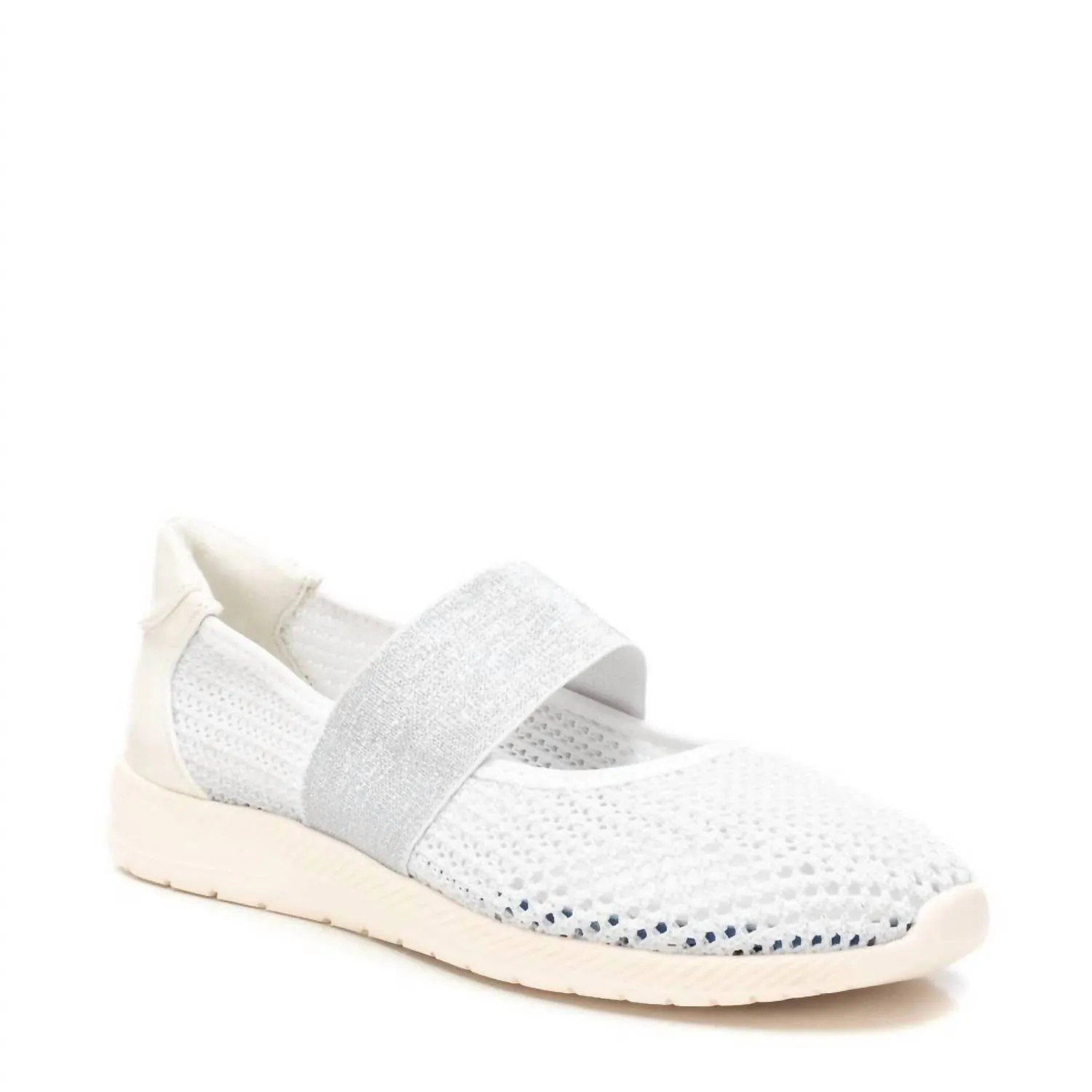 Women's Slip On Sneakers In Silver