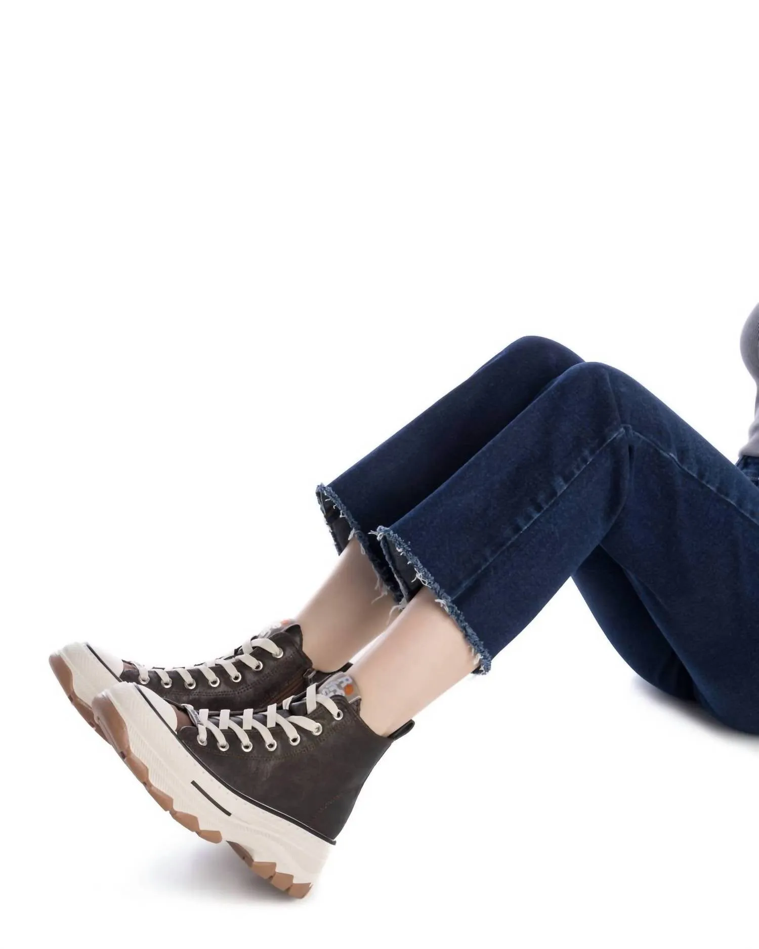 Women's Sneaker Booties In Bronze