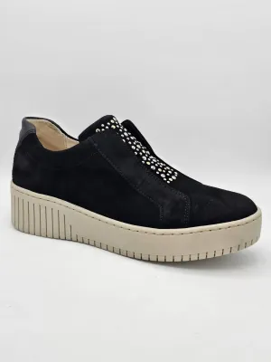 Women's Star Sneakers In Black