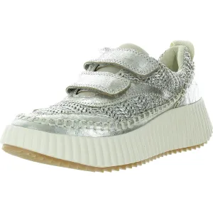 Womens Strappy Leather Casual And Fashion Sneakers