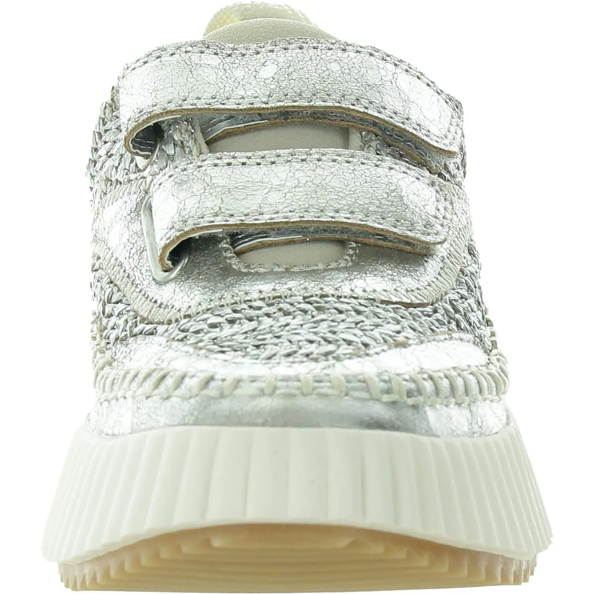Womens Strappy Leather Casual And Fashion Sneakers