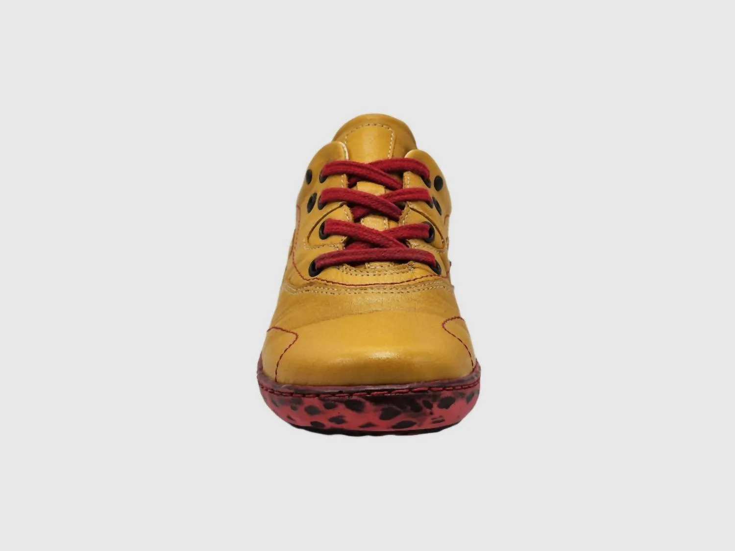 Women's Summertime Shoes In Yellow/red