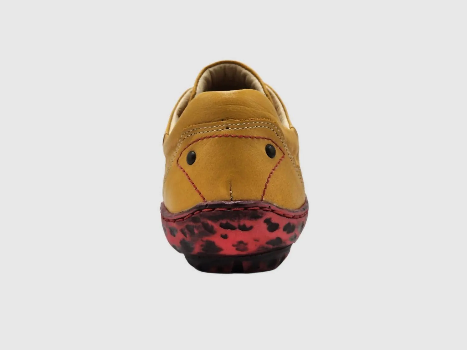 Women's Summertime Shoes In Yellow/red