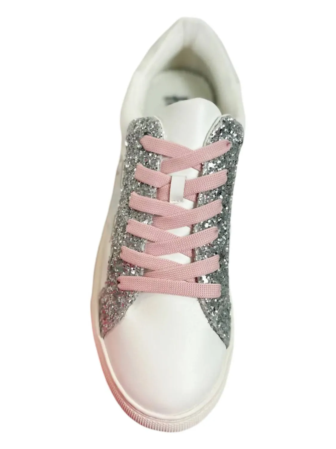 Women's Supernova Star Sneakers In Silver Glitter