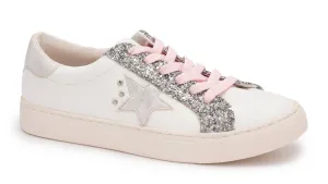Women's Supernova Star Sneakers In Silver Glitter