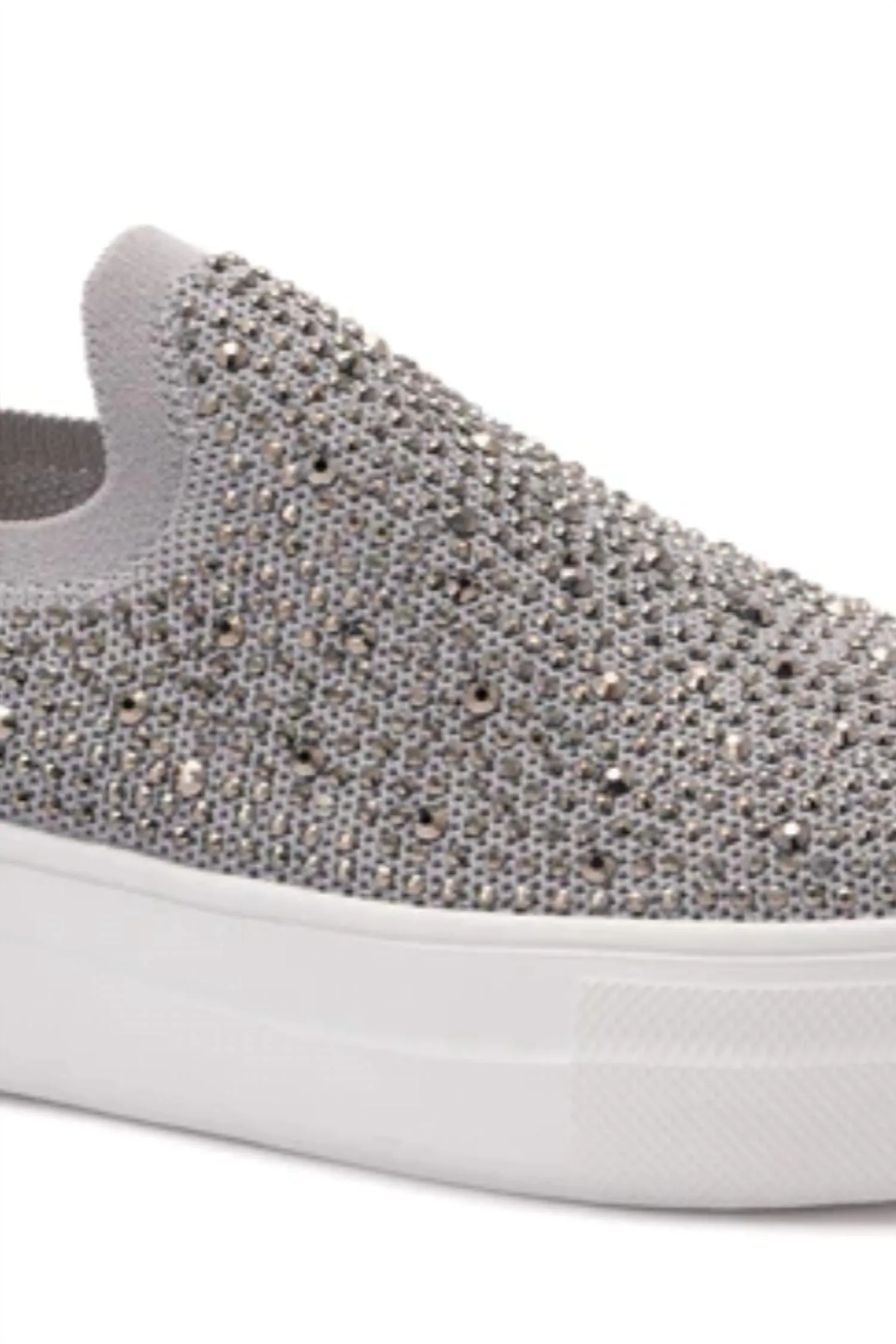 Women's Swank Shoes In Grey Crystals