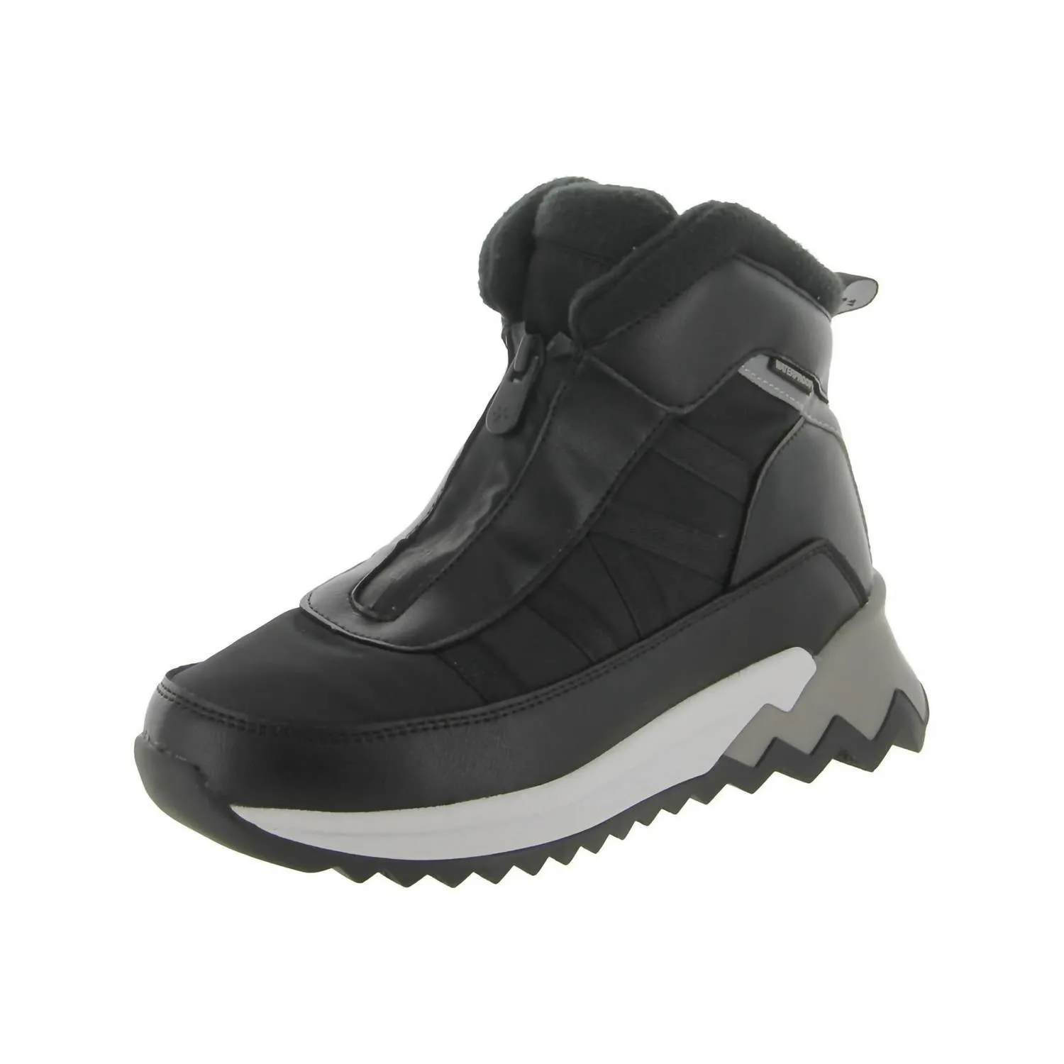 Women's Swizzle Leather Sneakers In Black