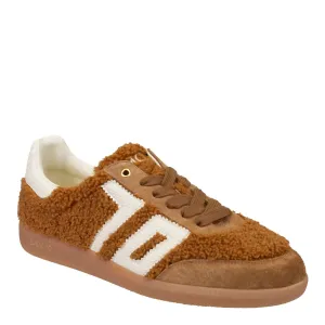 Women's Teddy Sneakers In Brown White