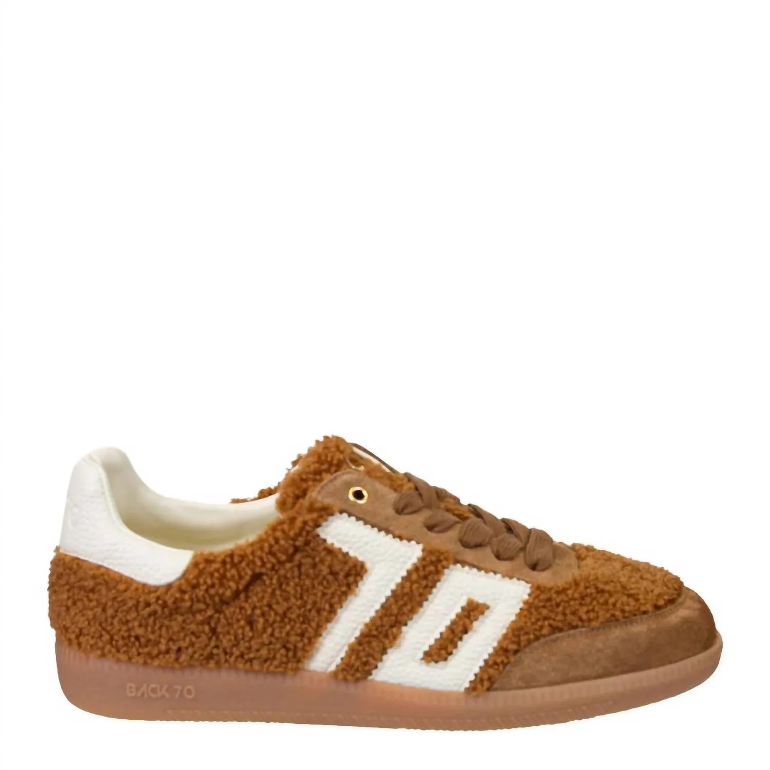 Women's Teddy Sneakers In Brown White