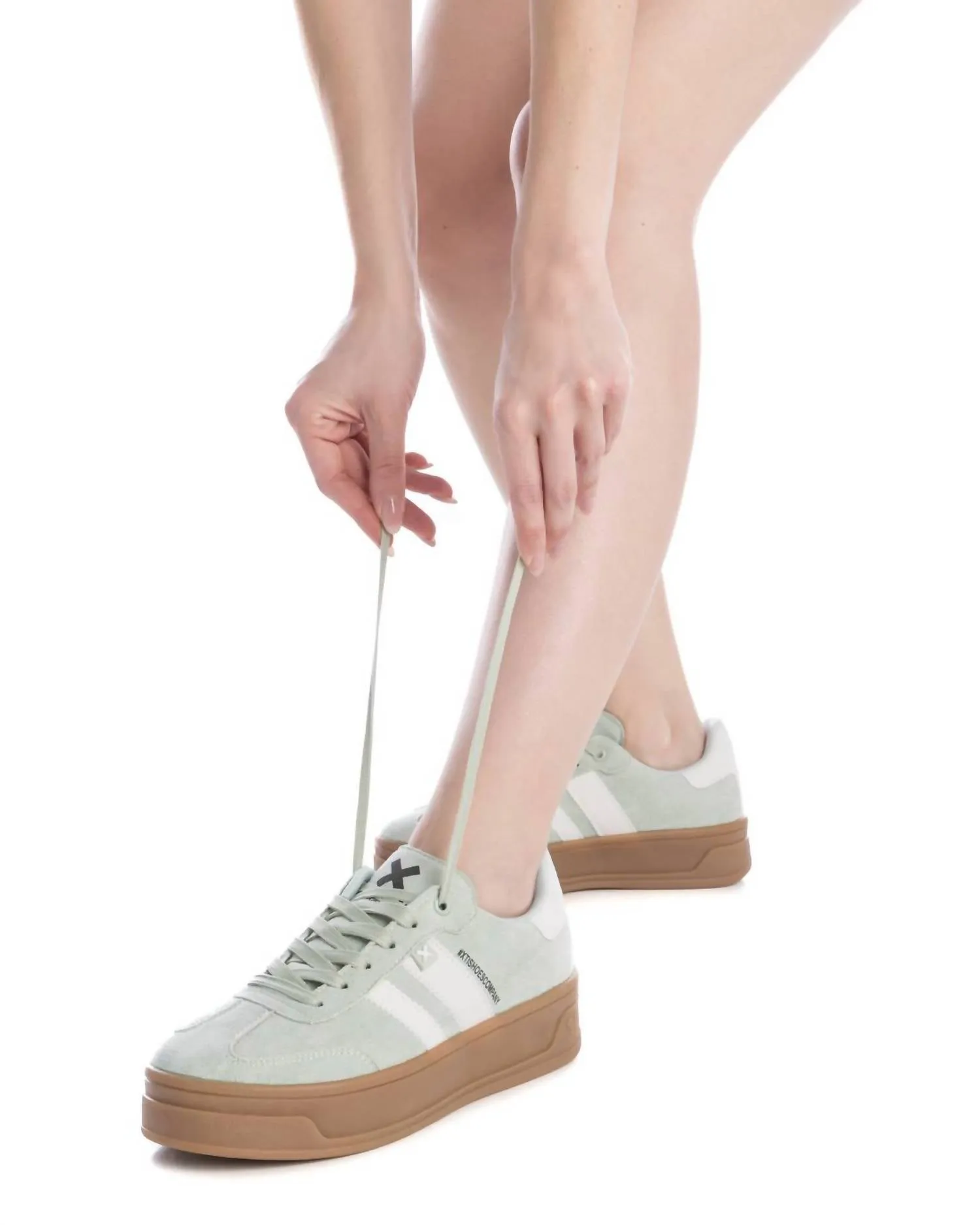 Women's Trainer Sneakers In Aqua