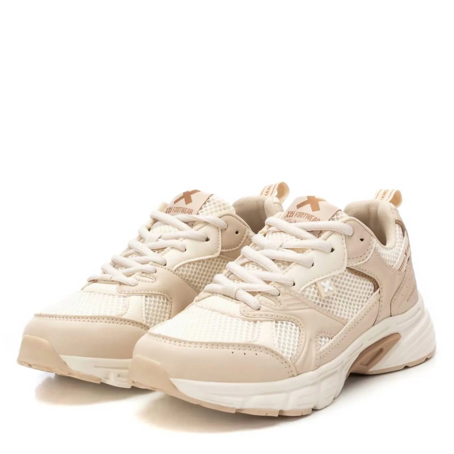 Women's Trainer Sneakers In Beige