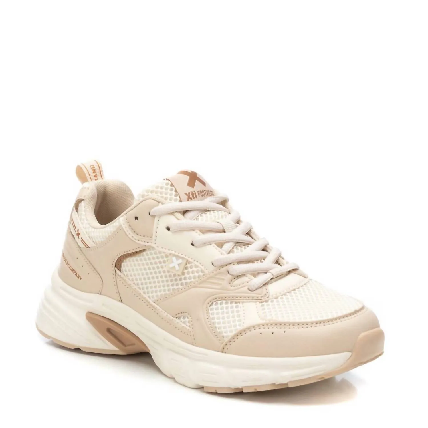 Women's Trainer Sneakers In Beige