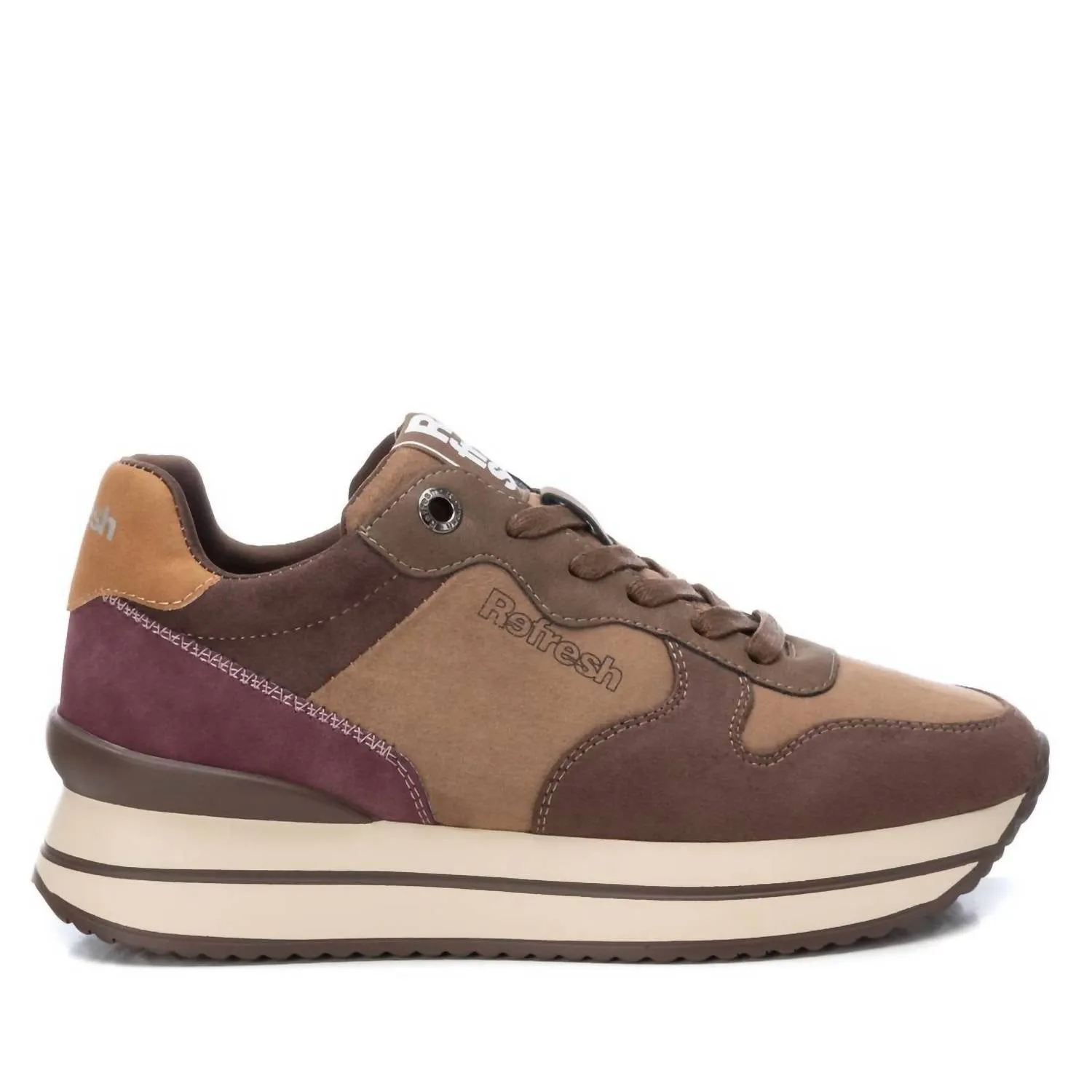 Women's Trainer Sneakers In Beige