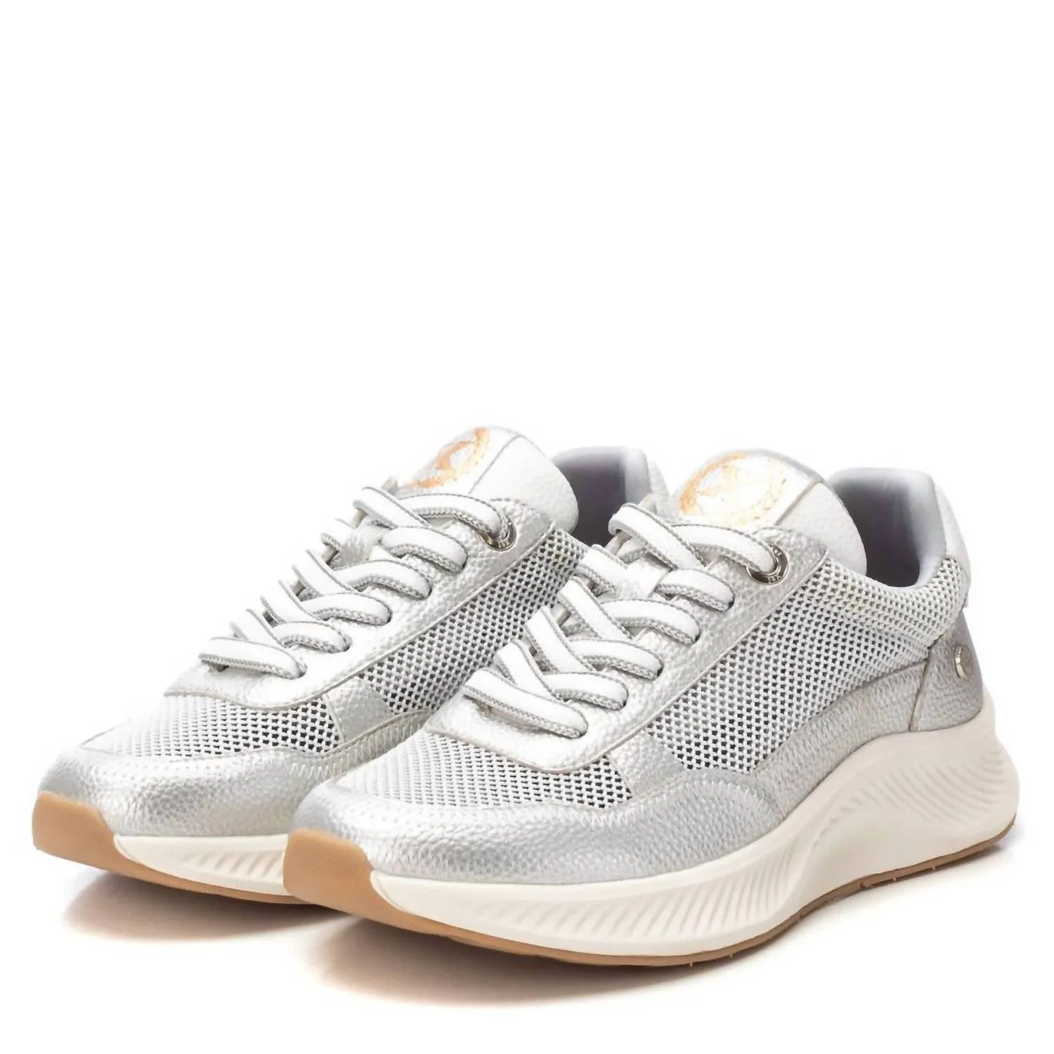 Women's Trainer Sneakers In Silver