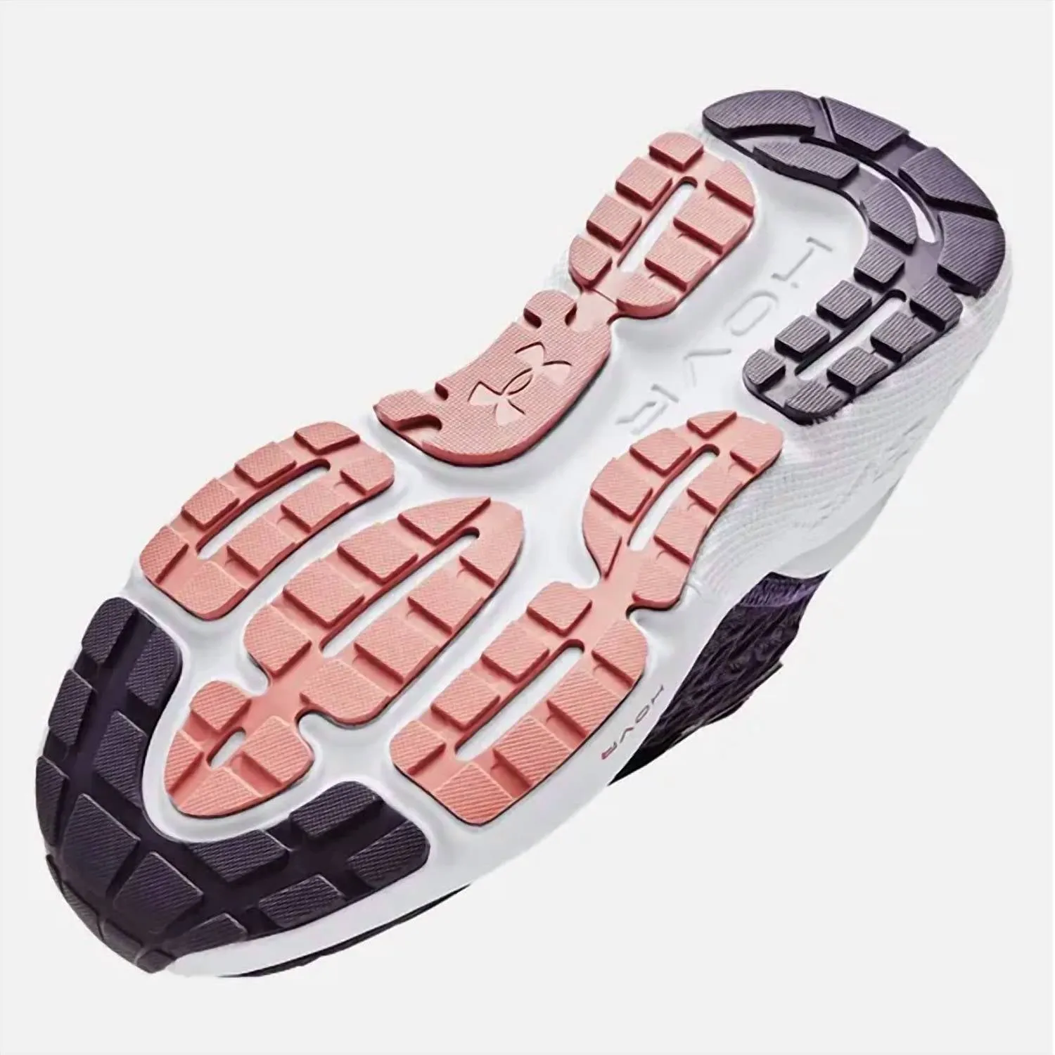 Women's Ua Hovr Mega 3 Clone Running Shoe In Tux Purple/white