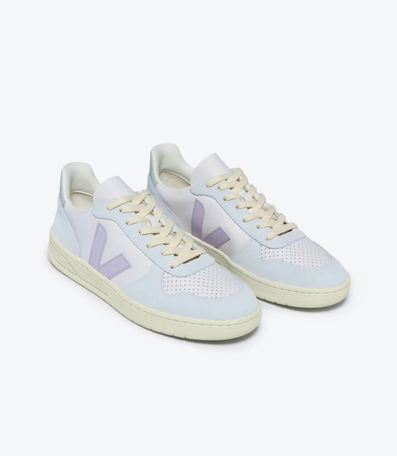 Women's V-10 Sneakers In Gravel Parme Menthol