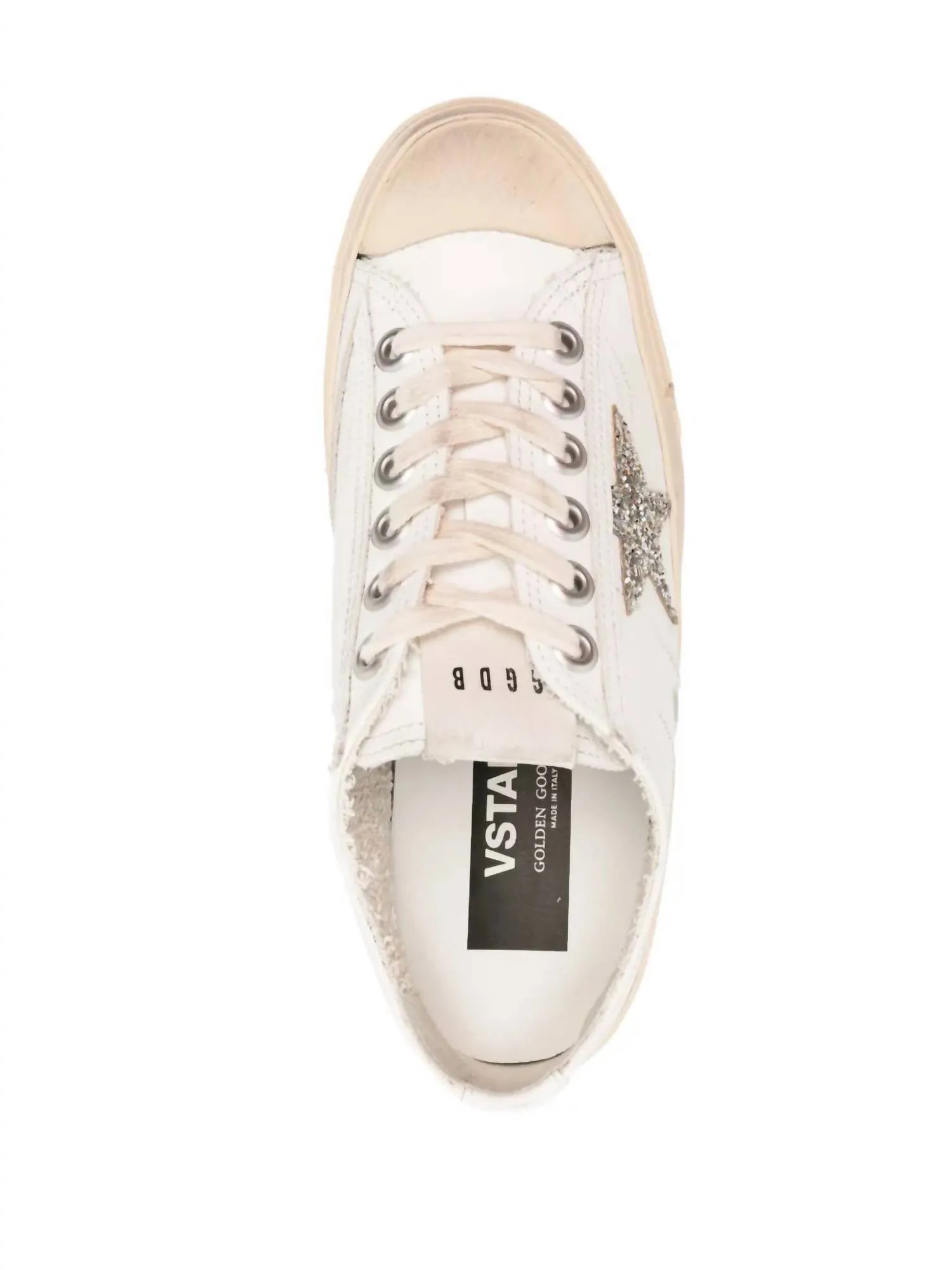 Women's V-Star 2 Leather Sneakers In White/platinum