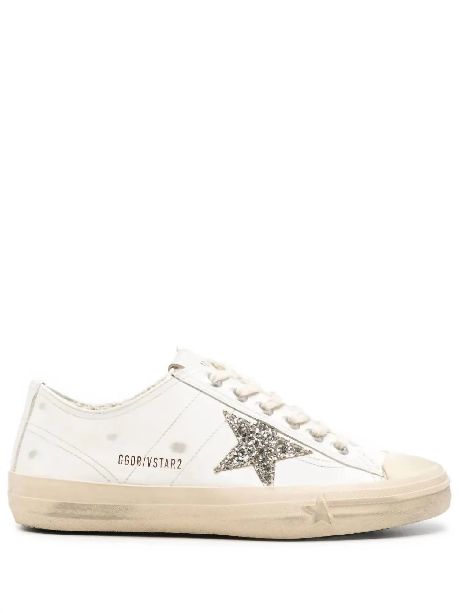 Women's V-Star 2 Leather Sneakers In White/platinum