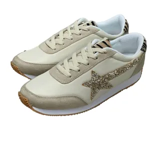 Women's Vintage Sneakers In Cream