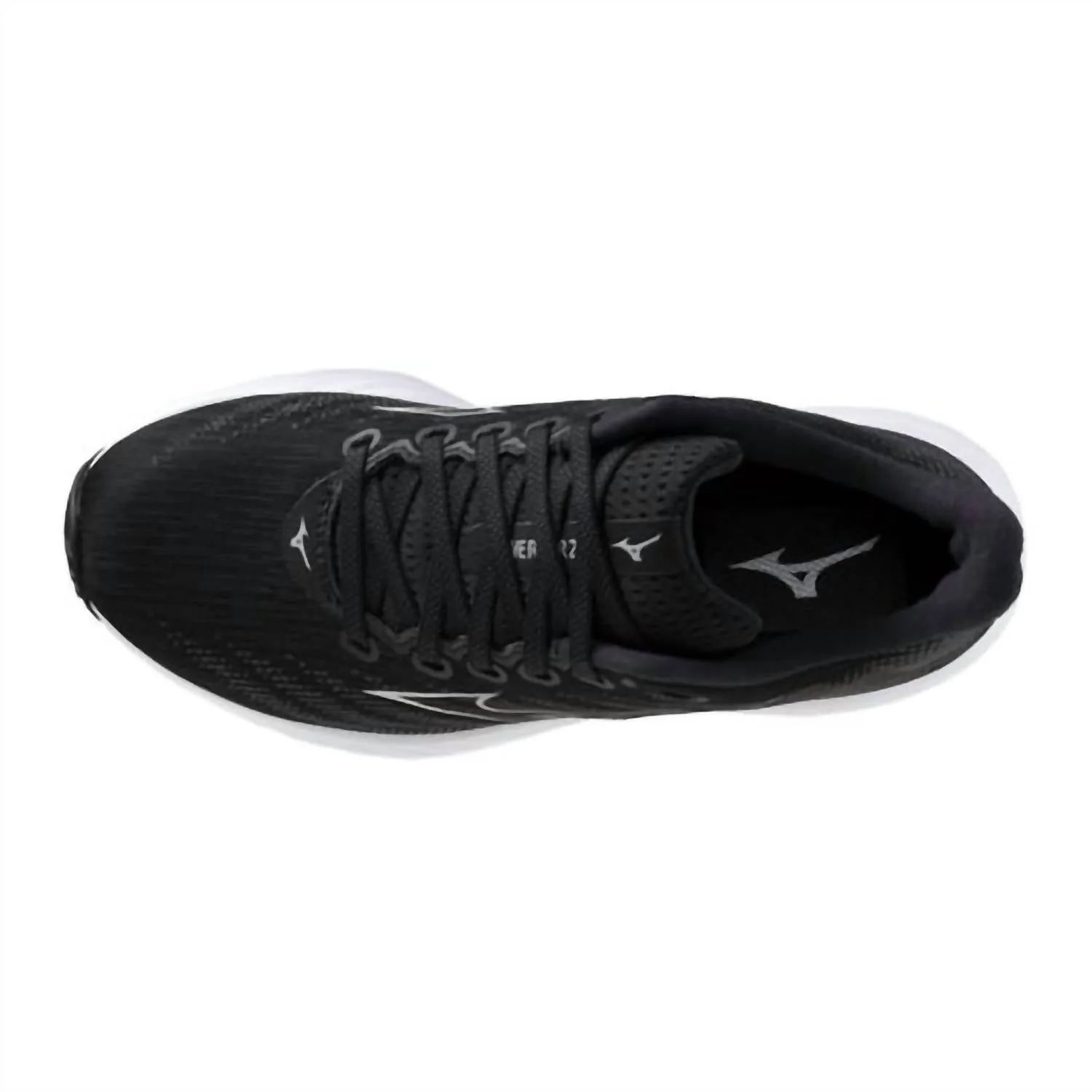 Women's Wave Rider 28 Shoes In Black-Harbor Mist