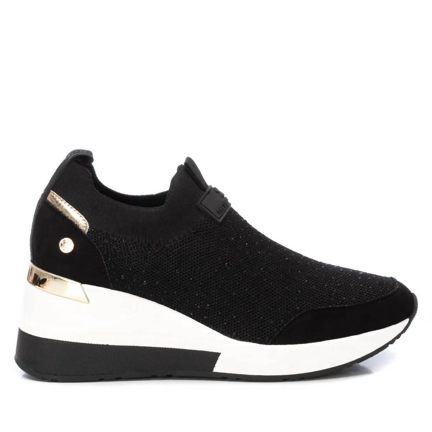Women's Wedge Sneakers In Black