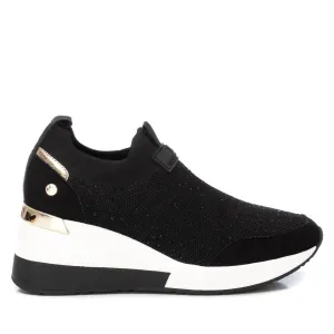 Women's Wedge Sneakers In Black