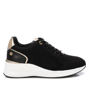 Women's Wedge Sneakers In Black